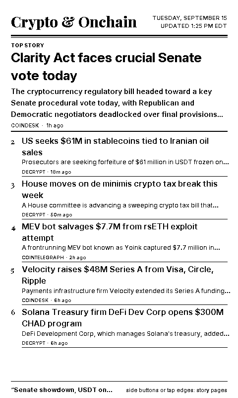 Front page (sleep screen)