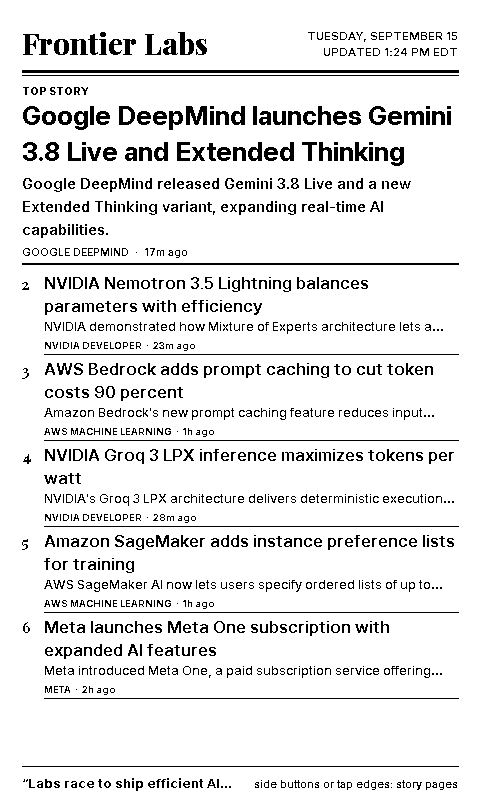 Front page (sleep screen)