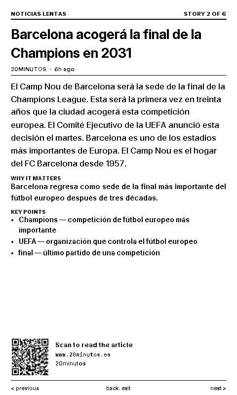 Story 2 of 6
