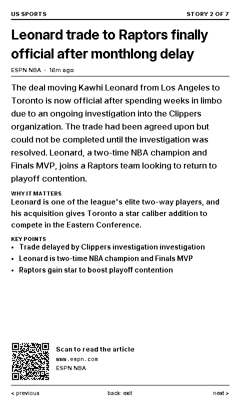 Story 2 of 7